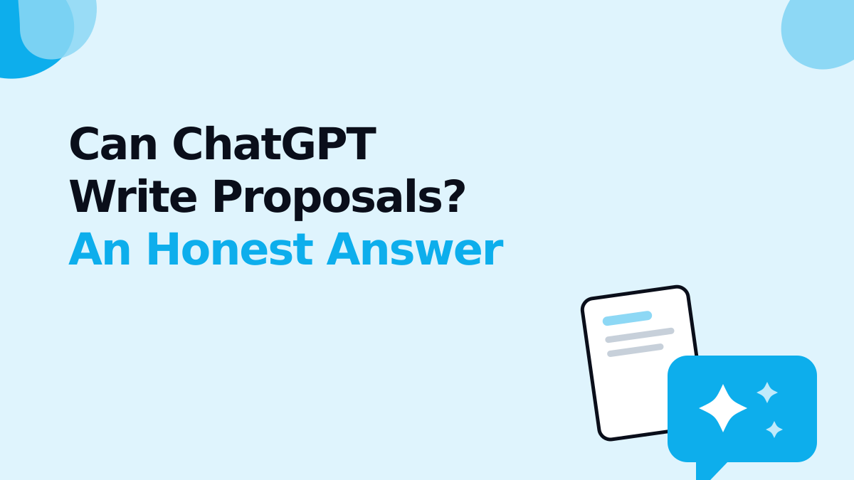 Can ChatGPT Write Sales Proposals? An Honest Answer for B2B Teams