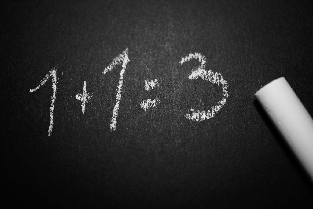mistake on blackboard math