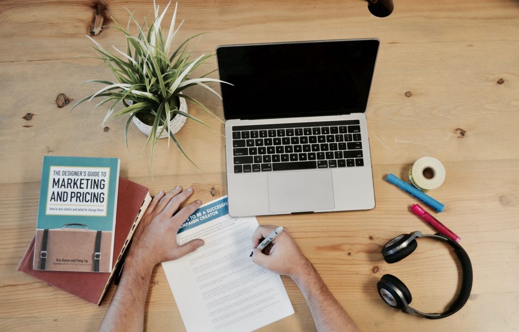Items on Desk Digital Marketing Proposal